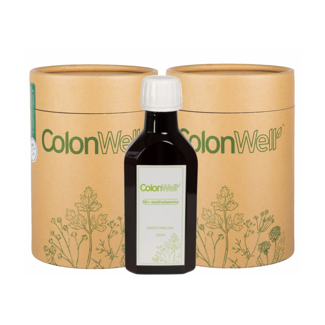 2 pcs. ColonWell + ColonWell 50+ Multivitamins - for seniors (200ml)