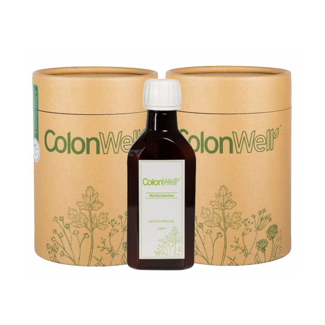 2 pcs ColonWell + ColonWell Multivitamins - for children and adults (200ml)