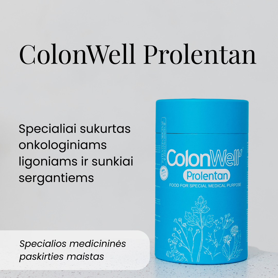 ColonWell Prolentan - specialus medicininis maisto produktas onkologiniams pacientams 350 g.