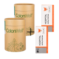 MĖNESIO PASIŪLYMAS 2 vnt. ColonWell (natūralaus skonio) 400 g. + DOVANŲ 2 vnt. Rankų kremas HOSPITAL, ESU LAPĖ, 50 g