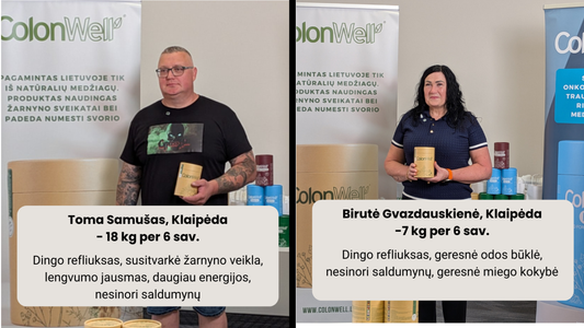 Colonwell sveikatos projektas Klaipėdoje 2026 m.