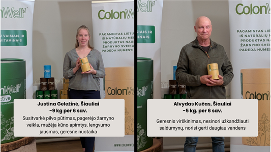 Colonwell sveikatos projektas Šiauliuose 2026 m. balandis