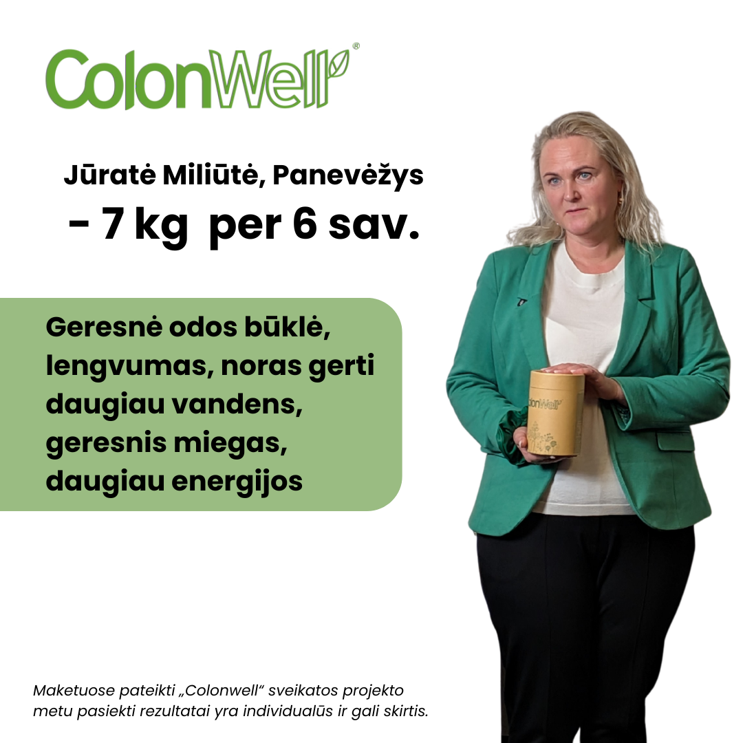 ColonWell (natural flavor) 400 g. + ColonWell anticeliulitinis, stangrinantis kremas