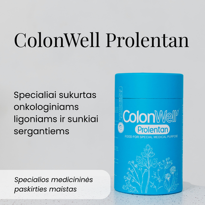 ColonWell Prolentan - specialus medicininis maisto produktas onkologiniams pacientams 350 g.