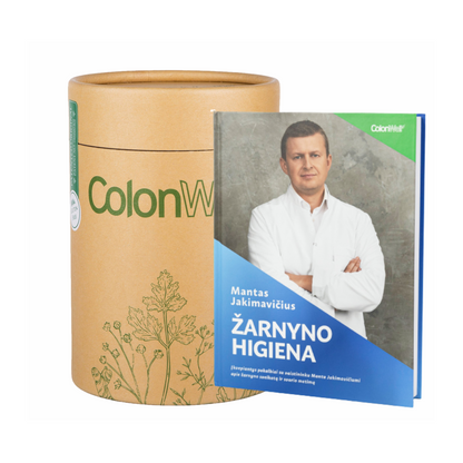 ColonWell (natural flavor) 400g. + Book - intestinal hygiene
