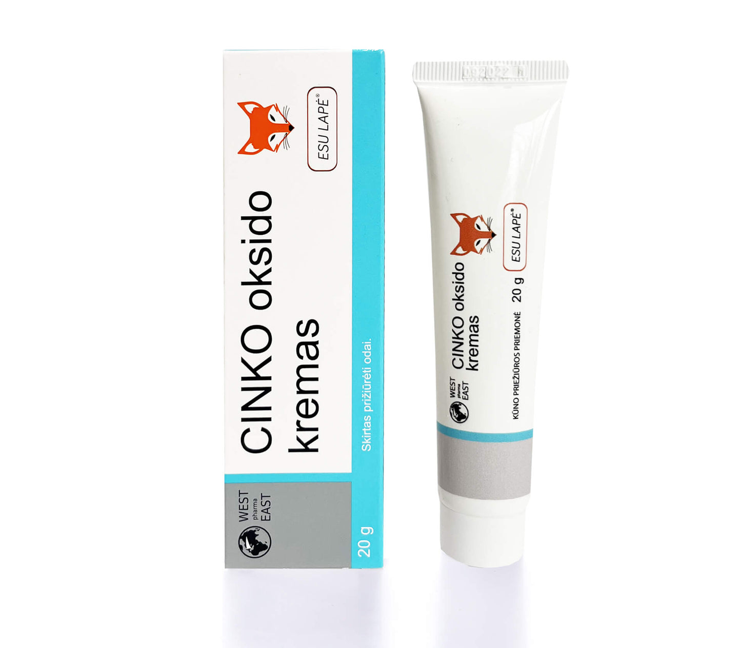 Cinko oksido kremas,ESU LAPĖ, 20 g.