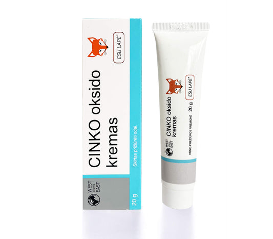 Cinko oksido kremas,ESU LAPĖ, 20 g.