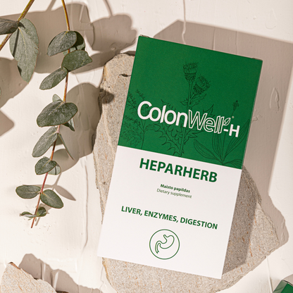 1 + 1 Heparherb - maisto papildas kepenims, virškinimo sistemai