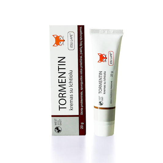TORMENTIN kremas su ichtiolu, ESU LAPĖ , 20 g